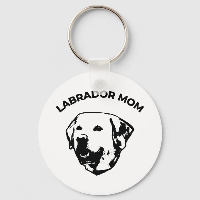 Labrador Mamma Nyckelring (Framsida)