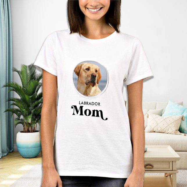 Labrador MAMMA Personlig Cute Puppy Hund Pet Photo T Shirt (Skapare uppladdad)