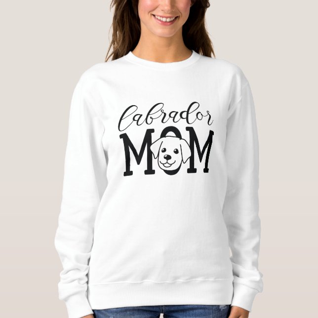 Labrador Mamma T Shirt (Framsida)