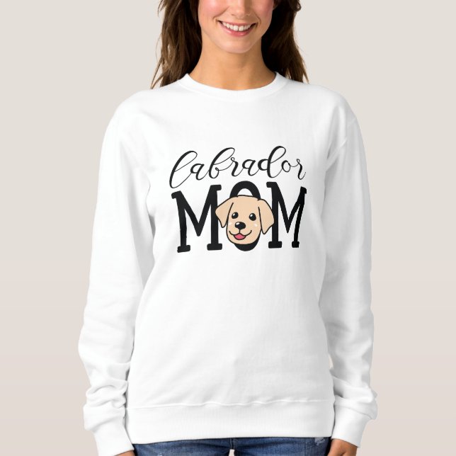 Labrador Mamma T Shirt (Framsida)