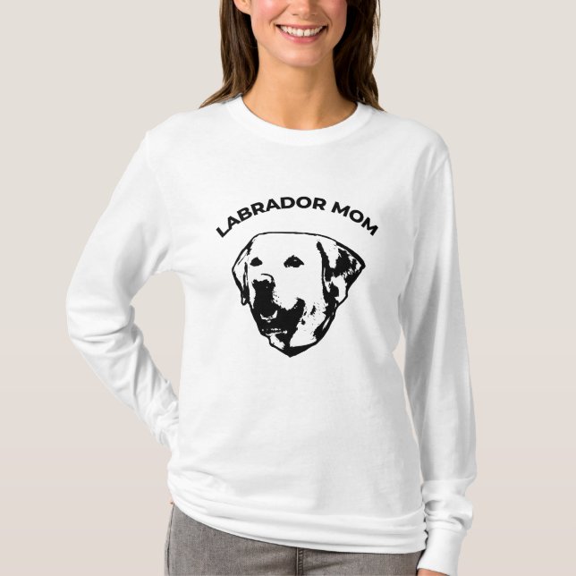 Labrador Mamma T-Shirt (Framsida)