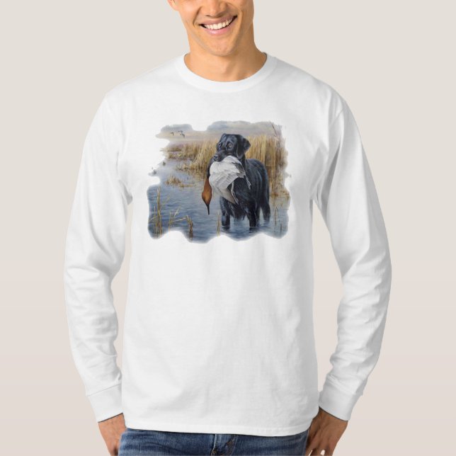 Labrador med Ankaankajakt T-shirt (Framsida)