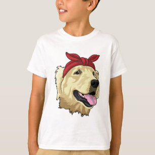 Labrador med Bandana T Shirt