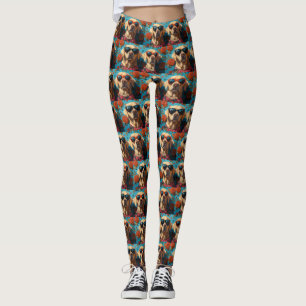 Labrador med Heart Ro Valentine Day Leggings