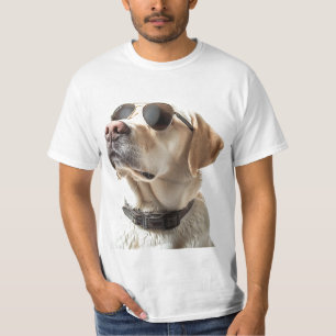 Labrador med solglasögon t shirt