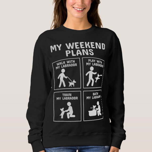 Labrador Mina Helg-planer T Shirt (Framsida)