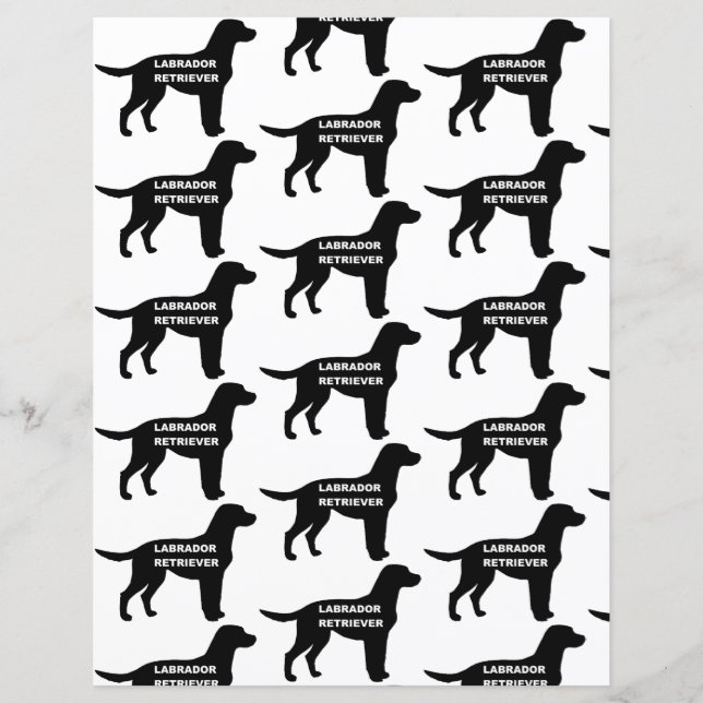 labrador namn silhouette (Framsida)