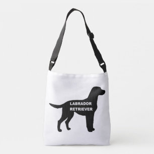 labrador namn silhouette axelväska