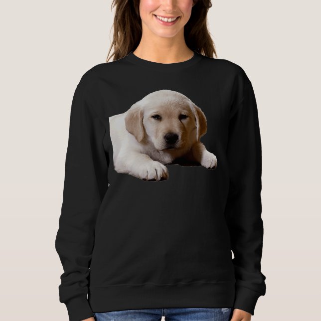 Labrador Nap Time T Shirt (Framsida)