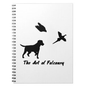 Labrador och Falconry Anteckningsbok