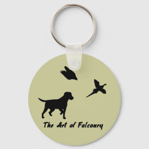Labrador och Falconry Nyckelring