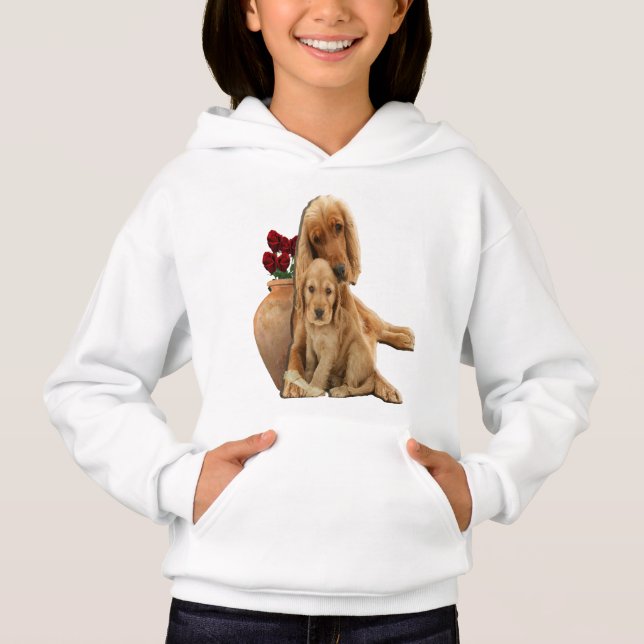 Labrador och valpar t-shirt (Framsida)