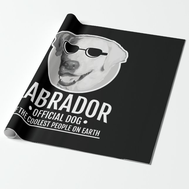 Labrador Official Dog Of The Coolest People Presentpapper (Utrullad)