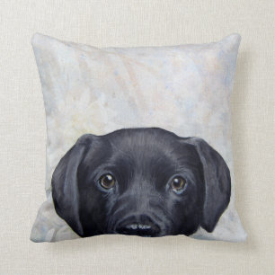 Labrador original- målningtryck vid Miart Kudde