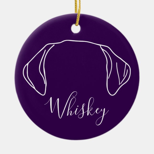 Labrador Ornament (OM Logotyp) (Framsidan)
