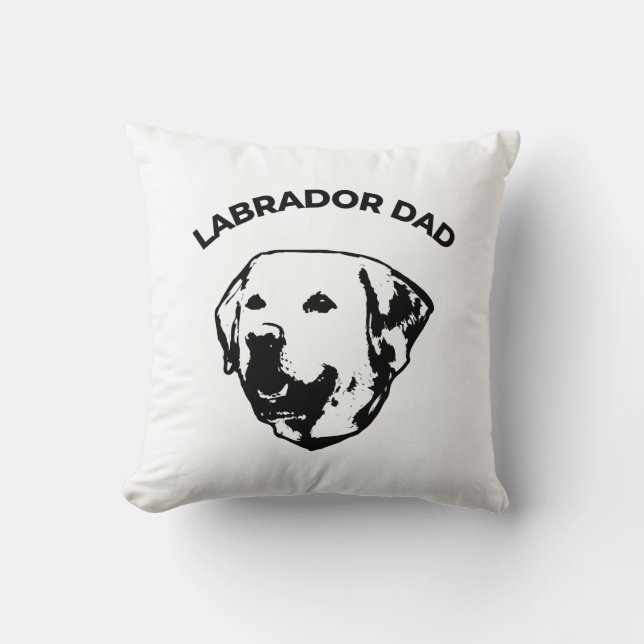 Labrador Pappa Kudde (Framsida)