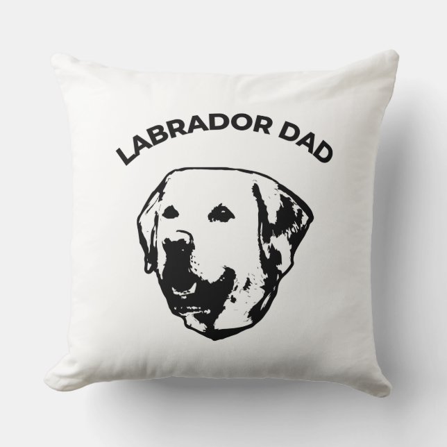 Labrador Pappa Kudde (Framsida)