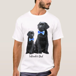 Labrador Pappa - Svart lab Fars dag Cute Hund T Shirt