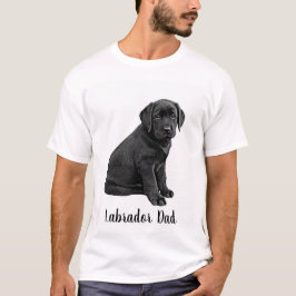 Labrador Pappa - Svart lab Pappa T Shirt
