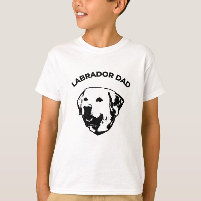Labrador Pappa T-Shirt (Framsida)