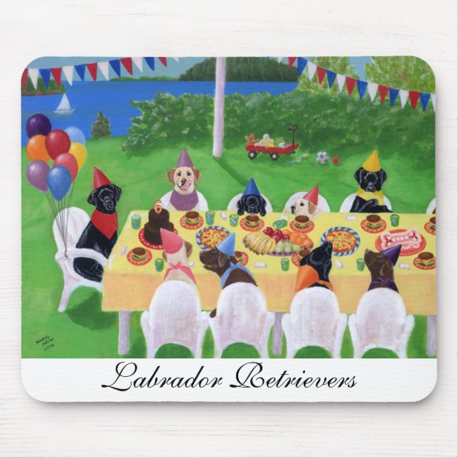 Labrador party musmatta (Framsidan)