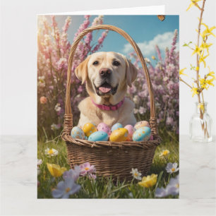 Labrador Påskägg Kort