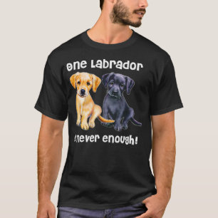 Labrador Pet Hund Funny T Shirt Gift Black gyden