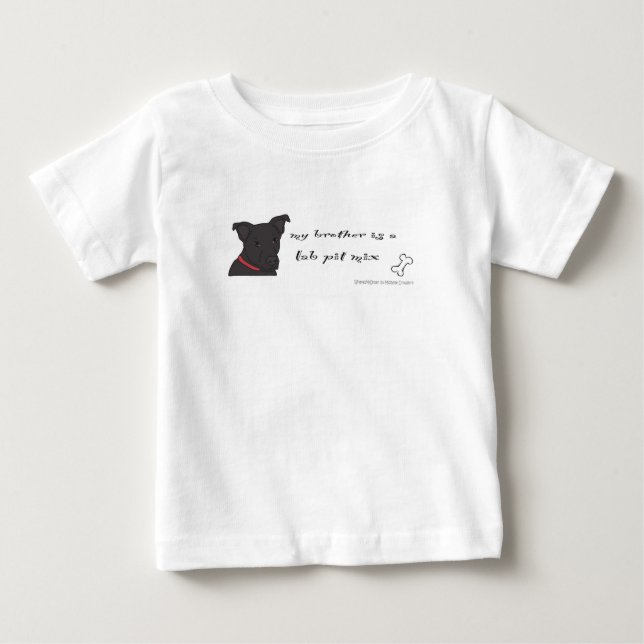 labrador pitbull mix t shirt (Framsida)