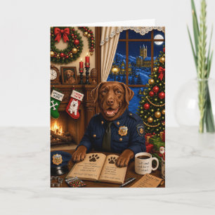 Labrador polishund helgkort