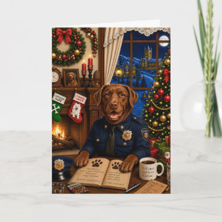 Labrador polishund helgkort