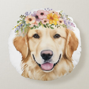Labrador Princess Rund Kudde