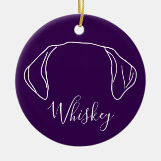 Labrador-prydnad (Tassmärken) Julgransprydnad Keramik