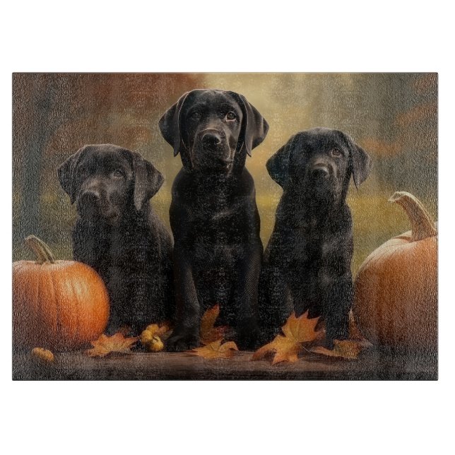 Labrador Puppy Autumn Delight Pumpkin (Framsidan)