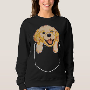 Labrador Puppy i Breast Pocket Pocket Hund Passand T Shirt
