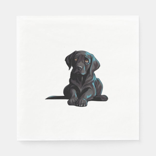 Labrador Puppy Pappersservett (Framsidan)