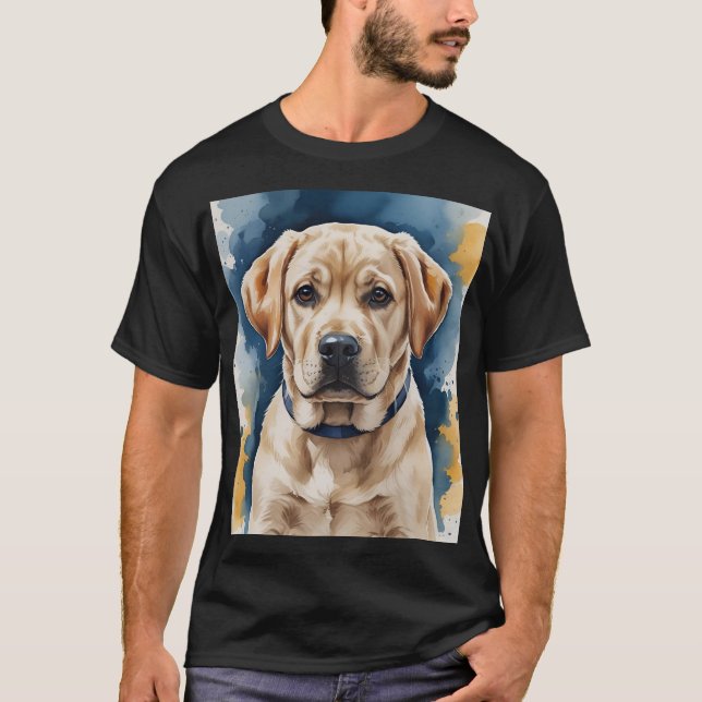 Labrador Puppy T-Shirt (Framsida)