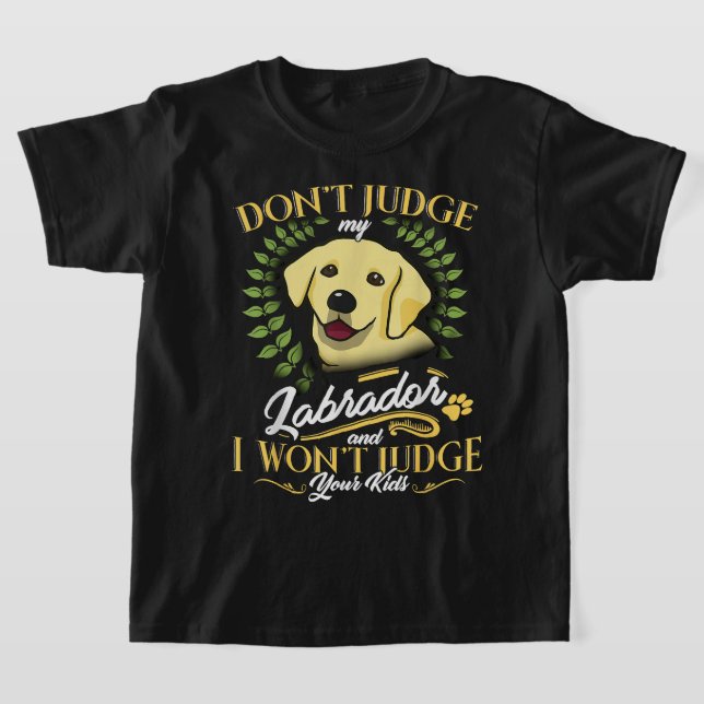 Labrador refererar inte till My Labrador Funny Gif T Shirt (Laydown)