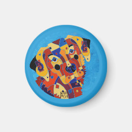 Labrador Retreiver på magnet