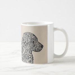Labrador Retreiver valp Kaffemugg