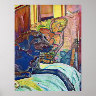 Labrador Retricher Anpassningsbar Art Poster