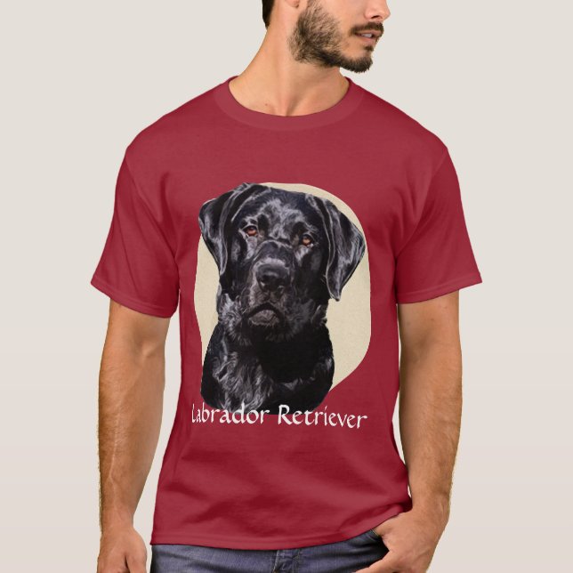 Labrador Retricher Art Tee Shirt (Framsida)