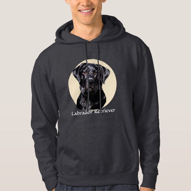 Labrador Retricher Art Tröja Med Luva (Framsida)