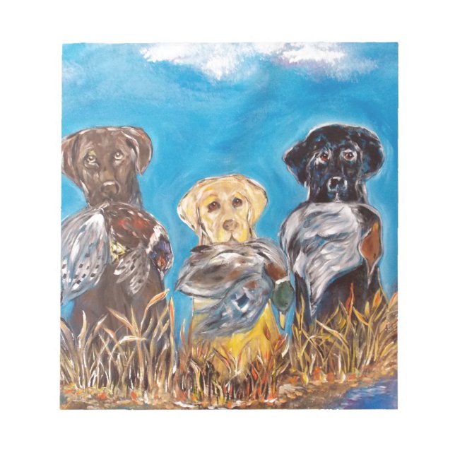 LABRADOR RETRIEVARE ANTECKNINGSBLOCK (Framsida)