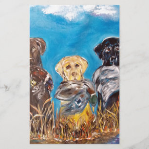 LABRADOR RETRIEVARE BREVPAPPER