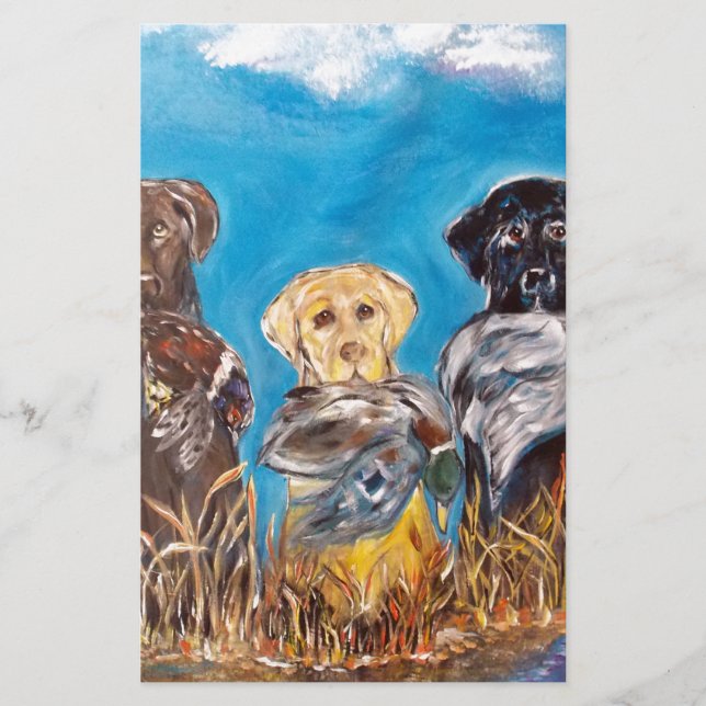 LABRADOR RETRIEVARE BREVPAPPER (Framsida)