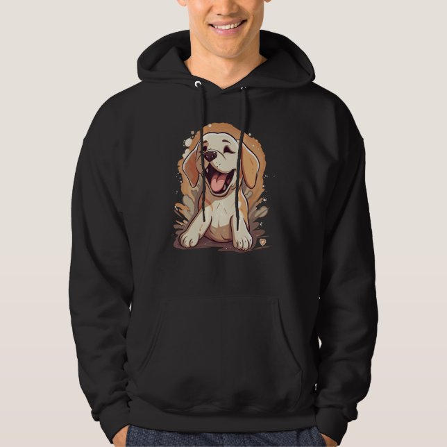 Labrador Retriever 3 Hoodie (Framsida)