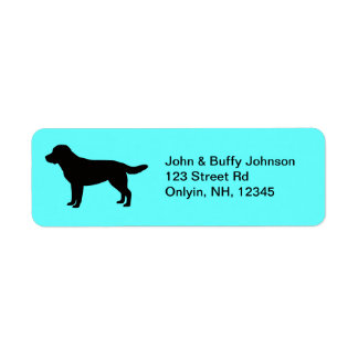Labrador Retriever-Adressetiketter Returadress Etikett