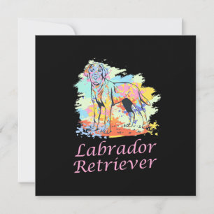 Labrador Retriever Akvarell Inbjudningar