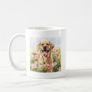 Labrador Retriever Akvarellmugg Kaffemugg