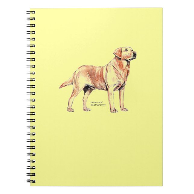 Labrador Retriever Anteckningsbok (Framsidan)